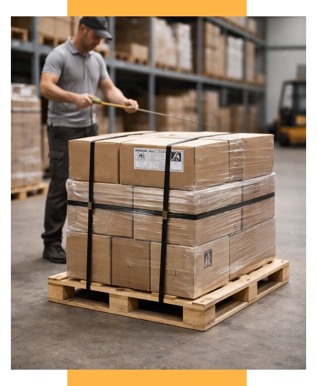 Упаковка и паллетирование грузов от 3571 р. | СетСервис-Кмс