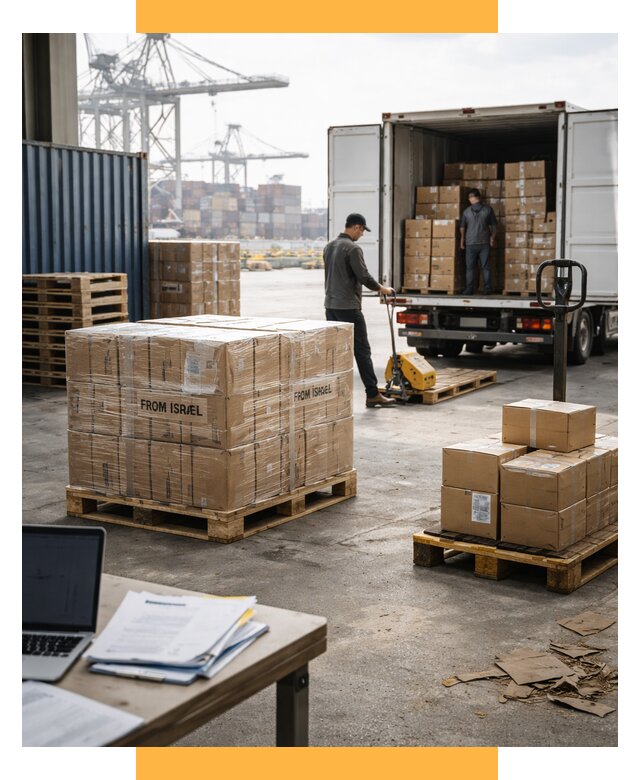 Доставка грузов из Израиля от 15306 р., логистика от СетСервис-Кмс