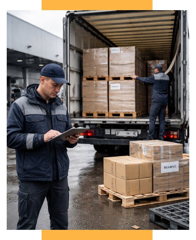 Доставка грузов из Беларуси от 15306 р. логистика СетСервис-Кмс