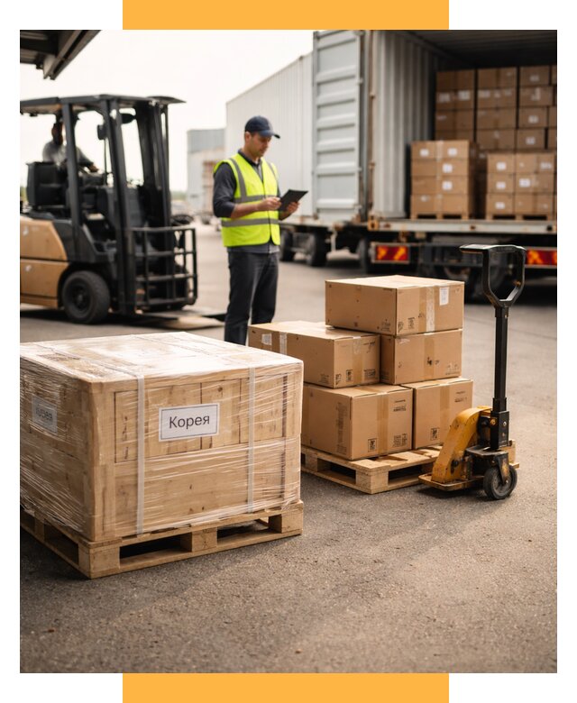 Доставка грузов в Корею из России от 35714 р. | СетСервис-Кмс