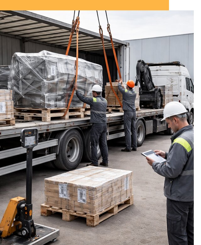 Перевозка крупного оборудования по миру от 30612 руб