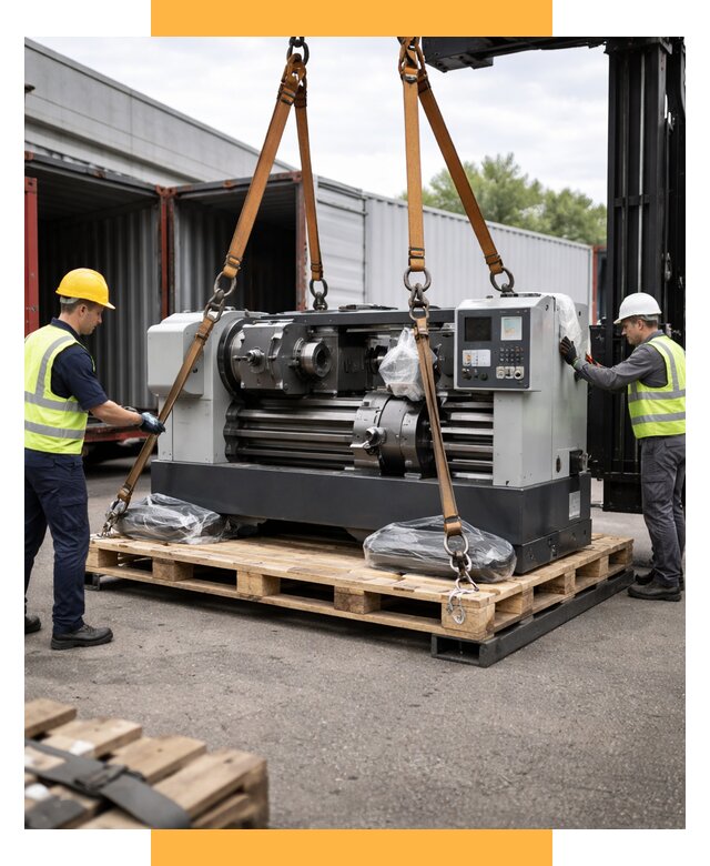 Перевозка станков и таможня от 61224 р. | СетСервис-Кмс логистика