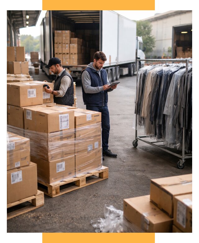 Перевозка и доставка одежды из Китая от 7653 р., СетСервис-Кмс