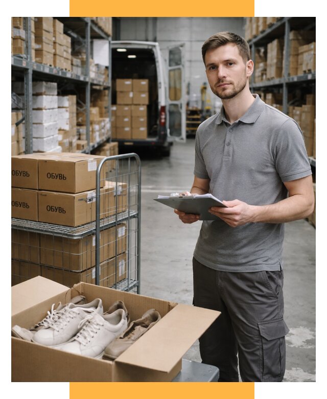 Доставка обуви из Китая и Турции от 4592 р. СетСервис-Кмс