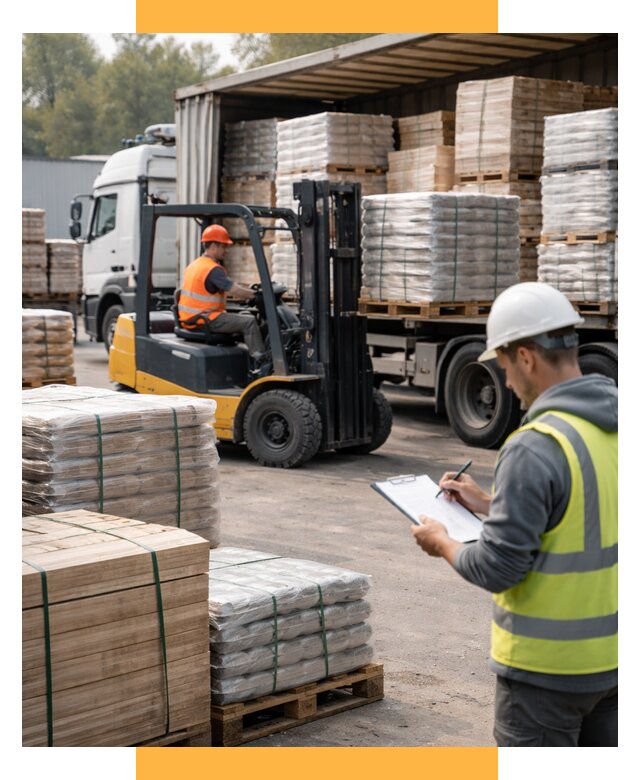 Перевозка строительных материалов от 5612 р. | СетСервис-Кмс