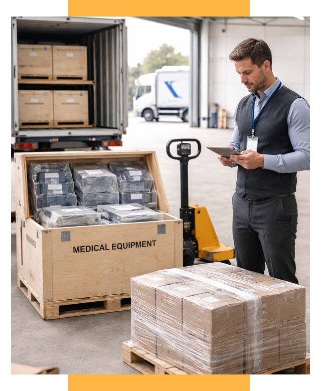 Перевозка медицинского оборудования от 15306 р. в СетСервис-Кмс