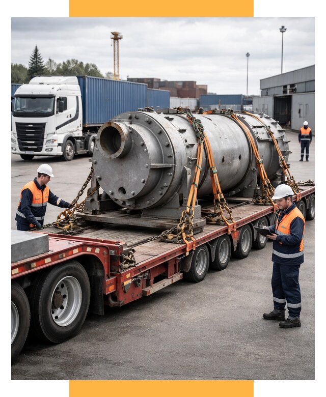 Перевозка тяжеловесных грузов под ключ от 153060 р. | СетСервис-Кмс