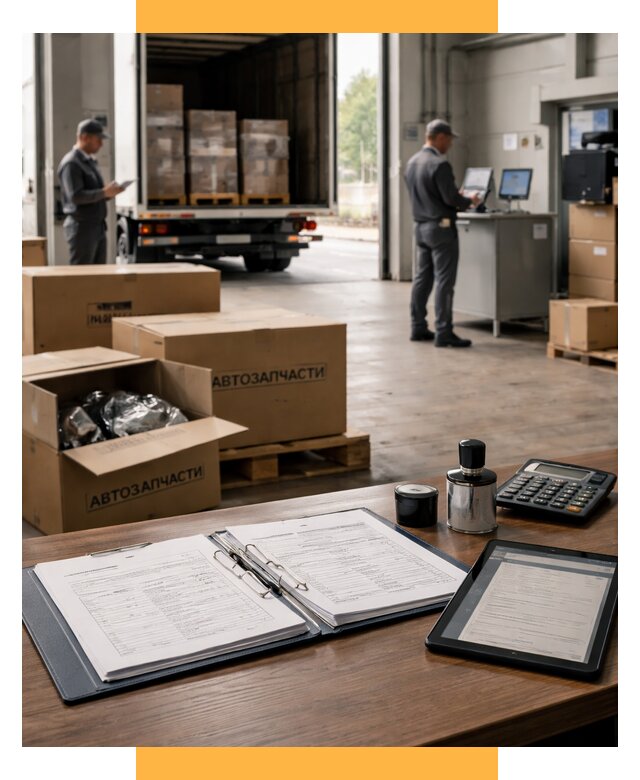 Таможенное оформление автозапчастей под ключ от 8673 р., СетСервис-Кмс