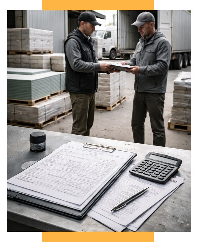 Таможенное оформление стройматериалов от 8673 р. | СетСервис-Кмс