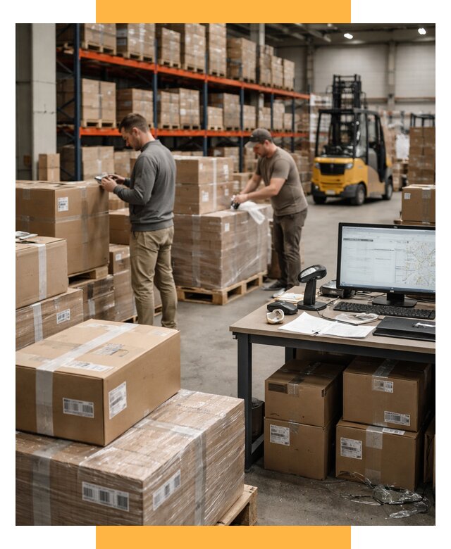 Склад консолидации в Европе от 6633 р., услуги СетСервис-Кмс