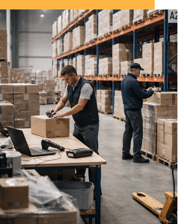 Склад консолидации в Европе: хранение, сортировка от 6633